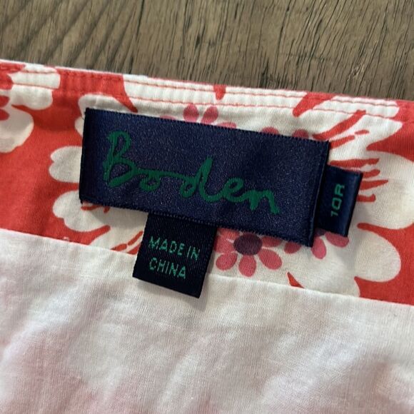 Beautiful 😻 Boden Flower 🌺 🌸 print 💯 % Cotton Skirt 🛍️ 🏝️ ✈️ - Picture 5 of 17